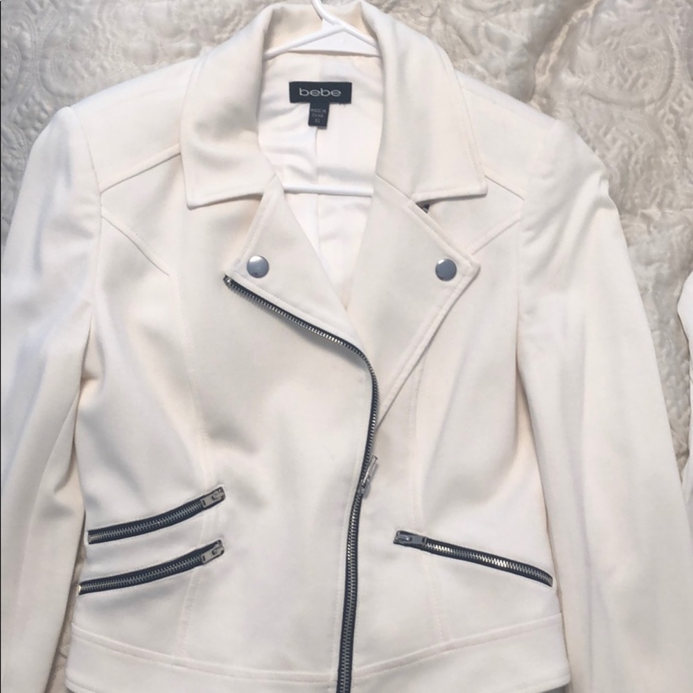 Bebe White Jacket - image 1